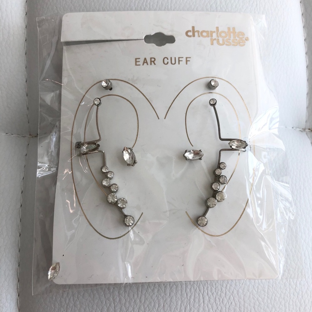 Charlotte Russe Silver Tone Ear Cuffs